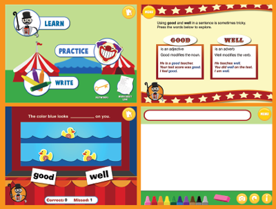 Carnival Grammar: Good and Well Screens