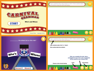 Carnival Grammar: Who's and Whose Screens